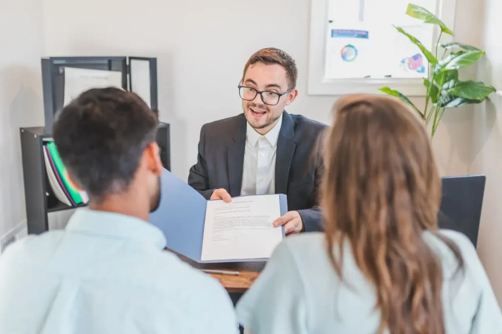 Australian accountant discussing business growth strategy with client